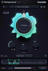 Eventide Comes With Temperance Lite (Free Reverb Plugin)