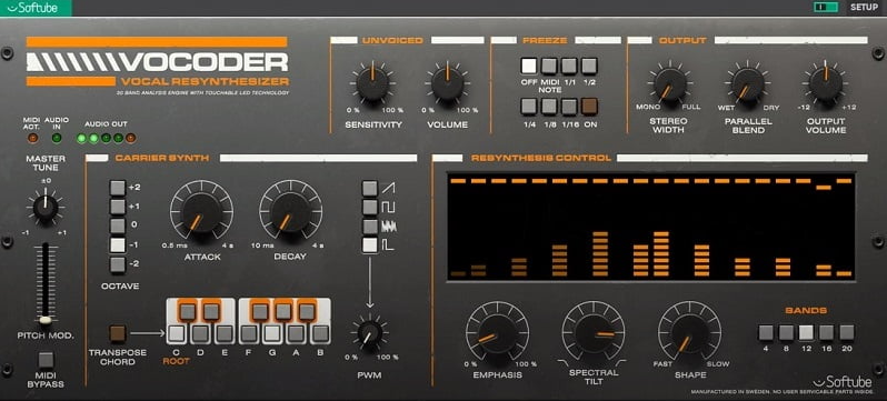 Softube Vocoder