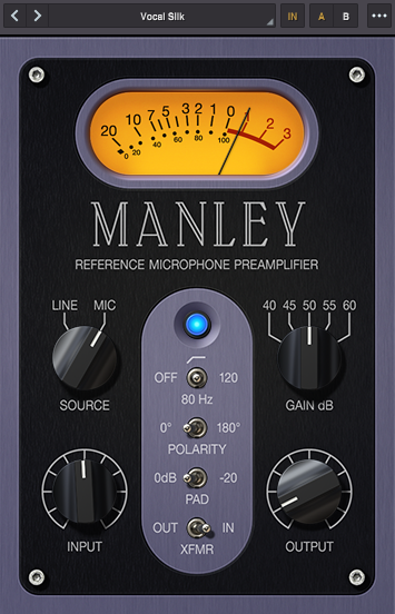 UAD Manley Tube Preamp