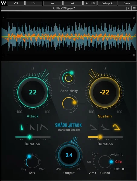 Waves Smack Attack Transient Shaper