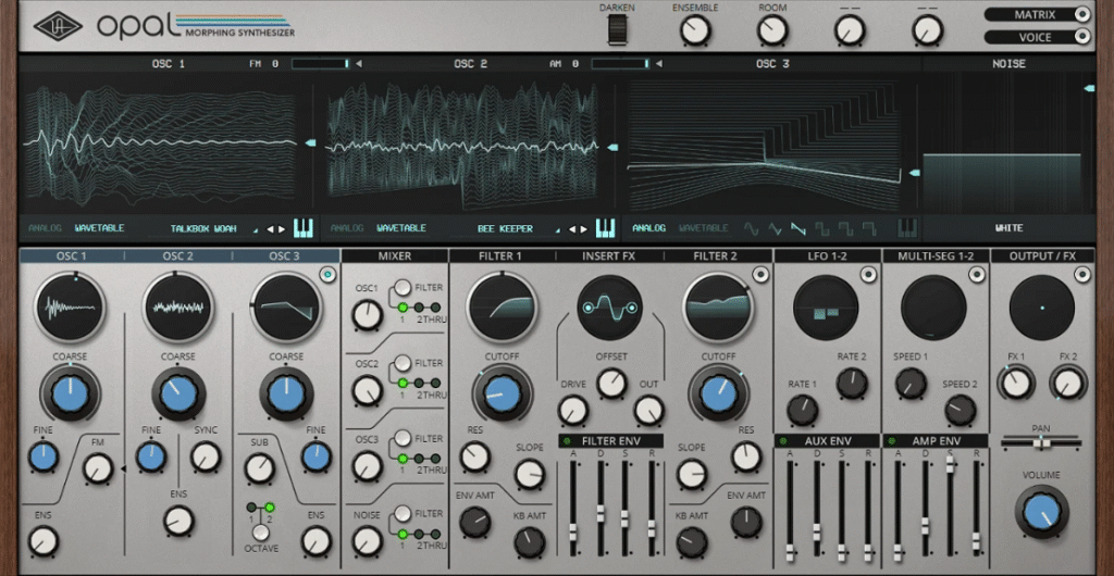 UAD Opal Morphing Synth