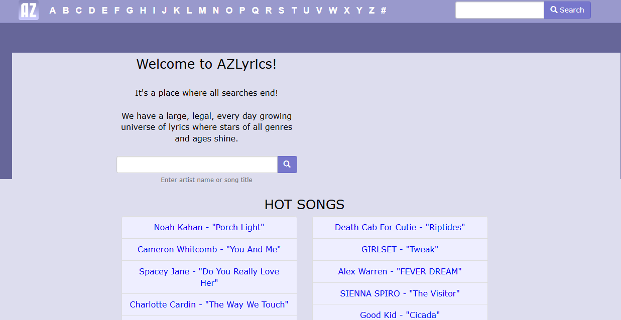 AZLyrics