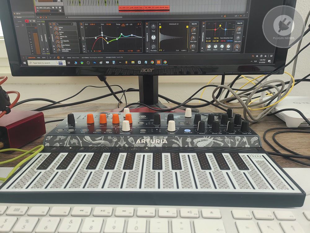 Arturia MicroFreak in home studio