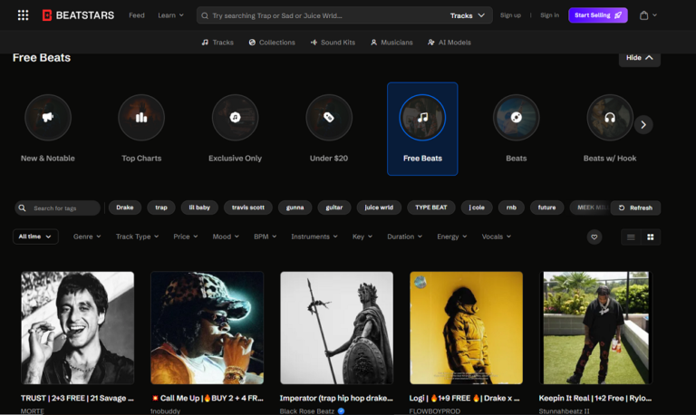 13 Best Sites To Download FREE Music Legally 2026 BeatStars 768x458 