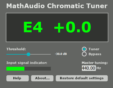 MathAudio Chromatic Tuner