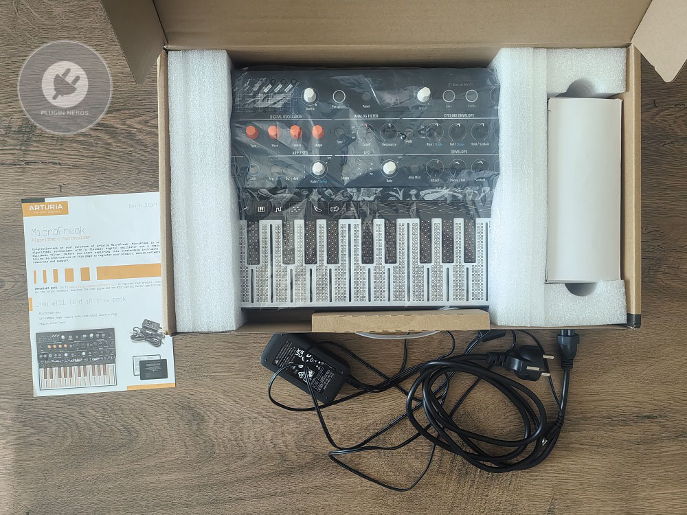 Opening of Arturia MicroFreak synth