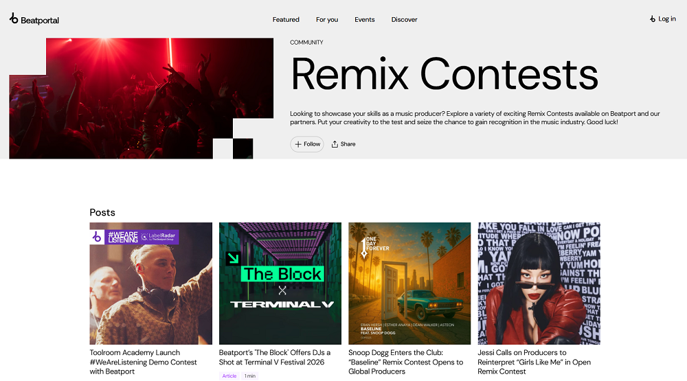 Remix Contests by BeatPortal