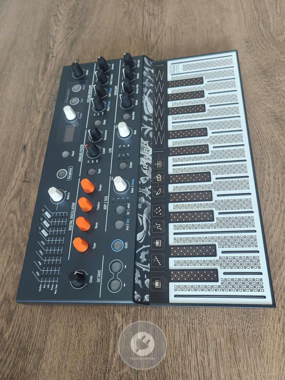 Sideview of Arturia MicroFreak