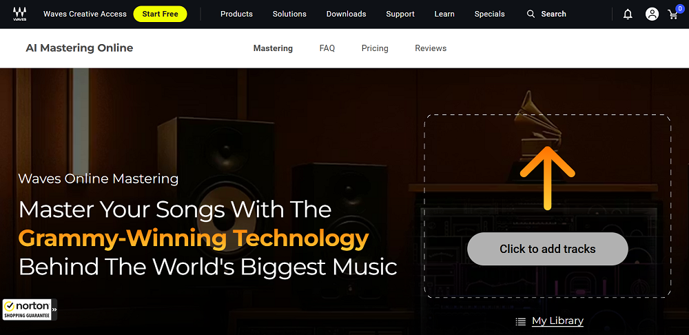 Waves AI Mastering Online
