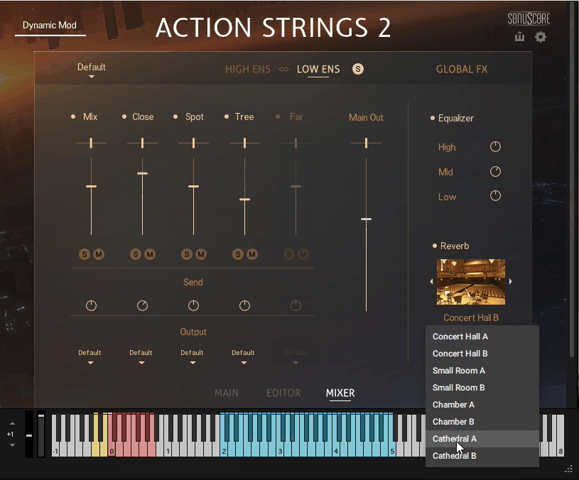 Action Strings 2 - Mixer Page
