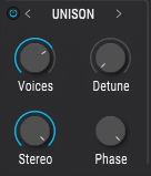 Arturia Pigments - Unison Section