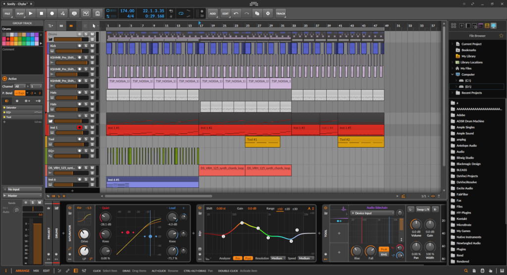 Bitwig - Best DAWs For Electronic Music (EDM, House, Trance, Techno & DnB)