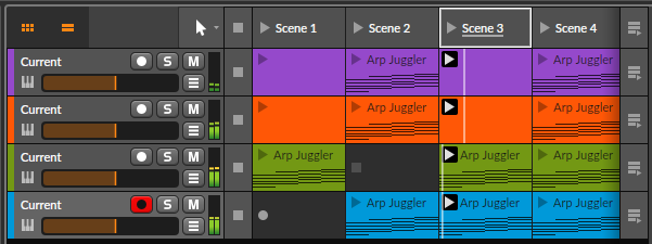 Bitwig Clip Launcher