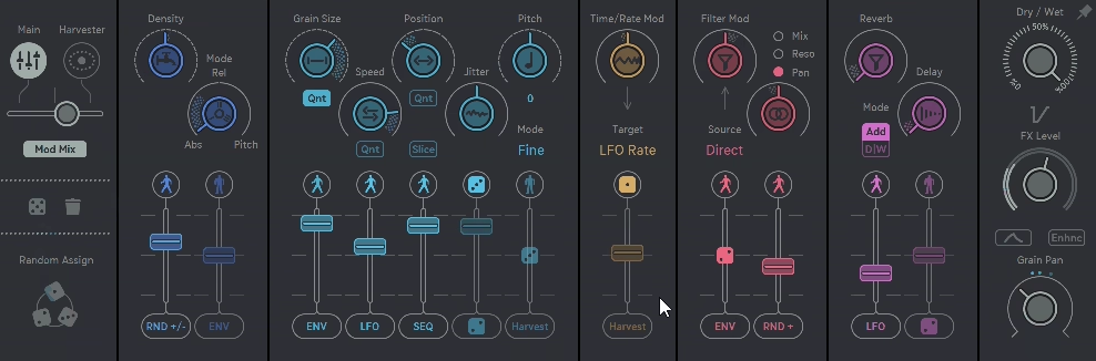 Graindad by Sugar Bytes - Effects Section