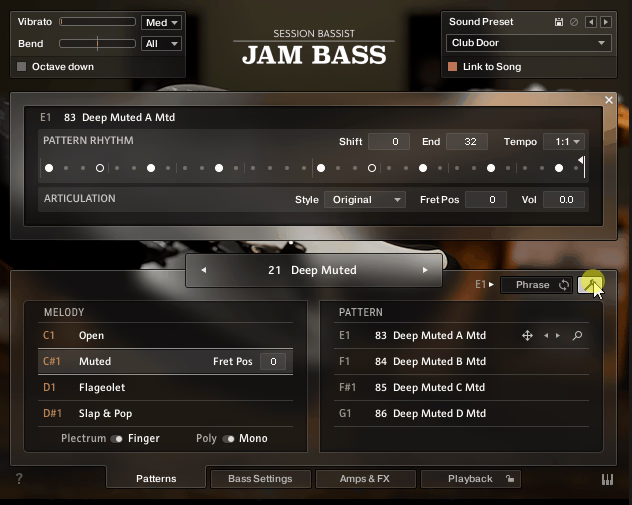 Jam Bass Articulation