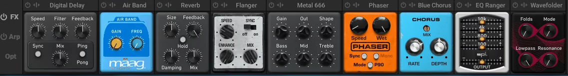 Knifonium Synth - Effect Section