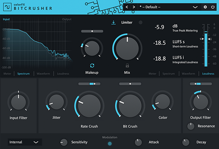 MAGIX colorFX Bitcrusher