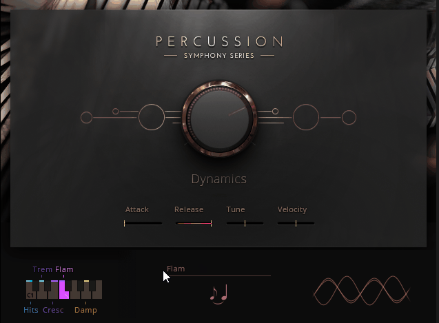 Native Instruments Symphony Series Percussion - Main Interface