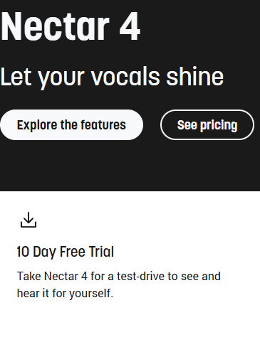 Nectar 4 - 10 Day Free Trial