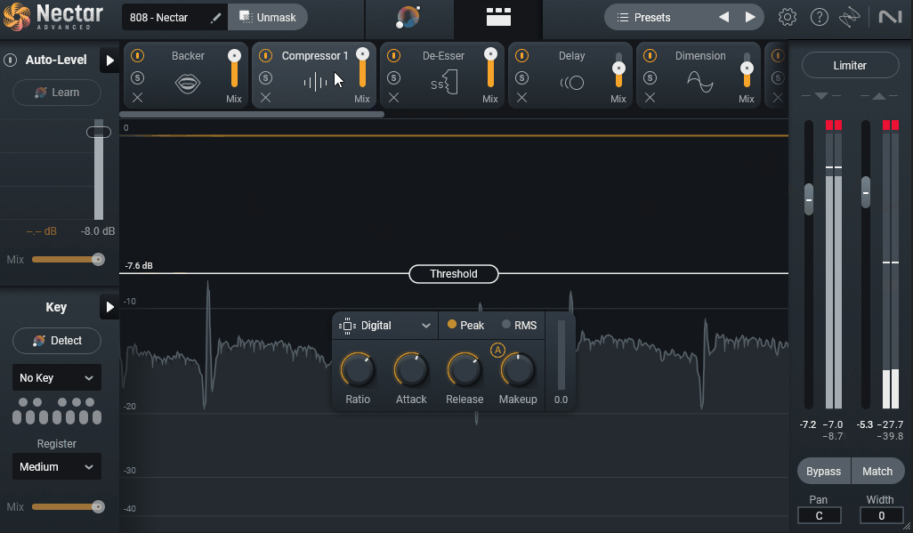 Nectar 4 Advanced - Detailed View