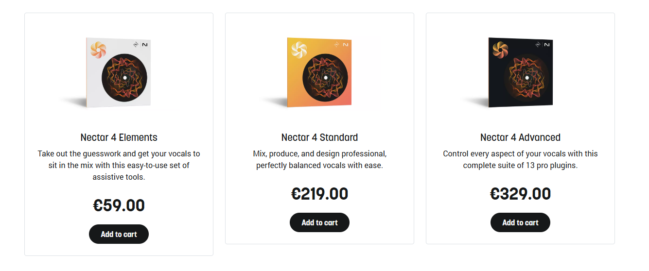 Nectar 4 - Pricing Plans