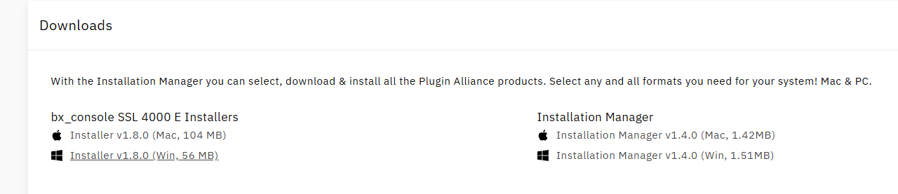 Plugin Alliance - Trial Download Section