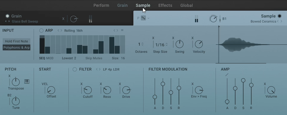 Sample Section - NI Ashlight