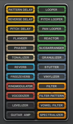 Turnado by Sugar Bytes - Effects Section