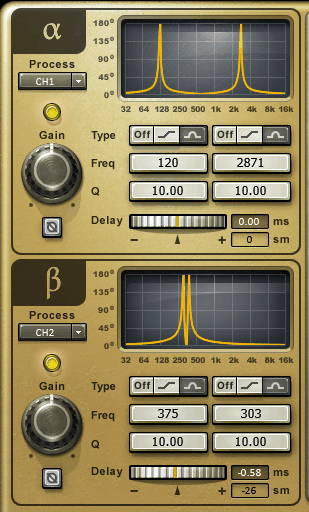 Waves InPhase - Controls Section