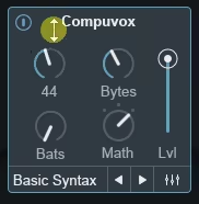 iZotope VocalSynth 2 - Compuvox Module