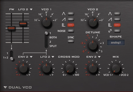 u-he Diva - Oscillators Section