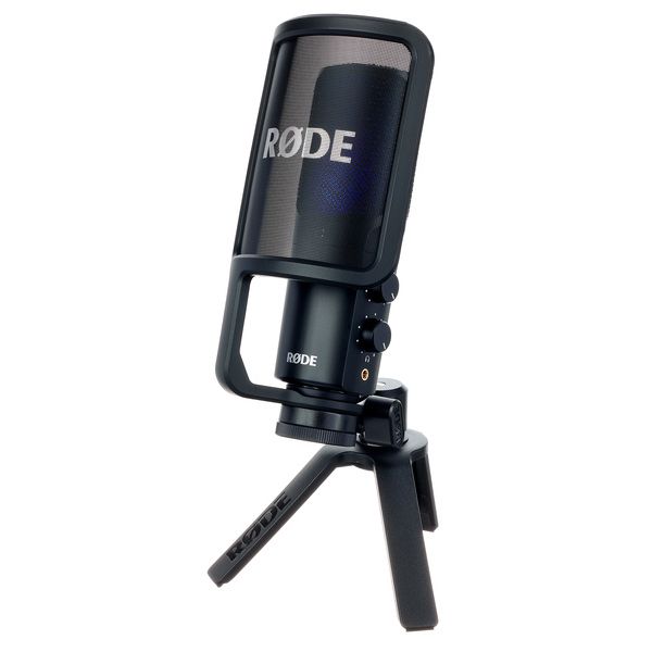 Rode NT-USB+ professional USB condenser microphone with Revolution preamp and APHEX DSP