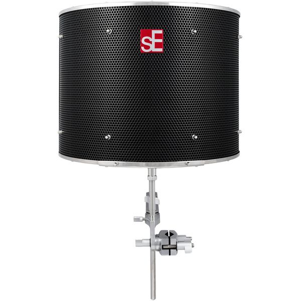 sE Electronics Reflexion Filter Pro Black portable vocal absorber diffuser