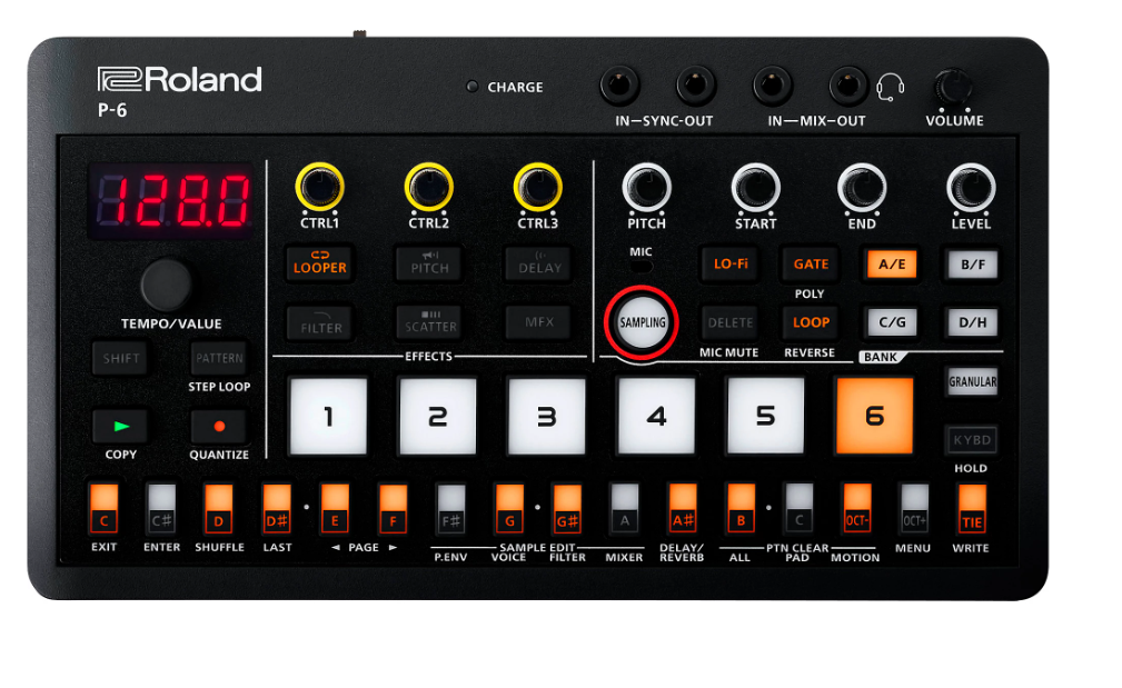 Roland AIRA Compact P-6 Sampler