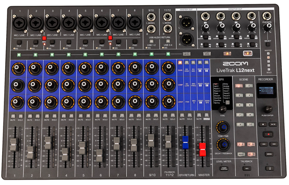 Zoom LiveTrak L-12next